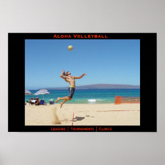 Poster Aloha Jump Serve