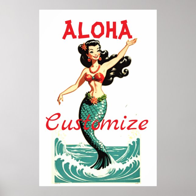 Poster Aloha Mermaid Thunder_Thunder_Cove (Devant)