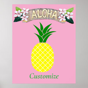 Poster Aloha Pineapple Thunder_Cove