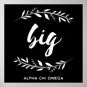 Poster Alpha Chi Omega   Grande couronne