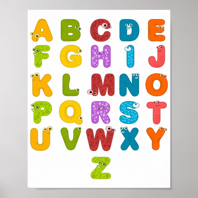 Poster alphabet (Devant)