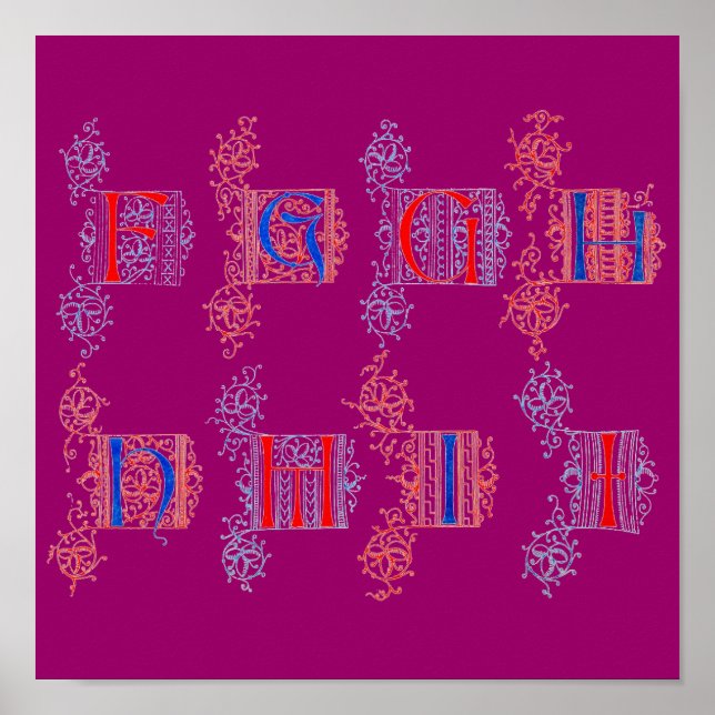 Poster Alphabet (Devant)