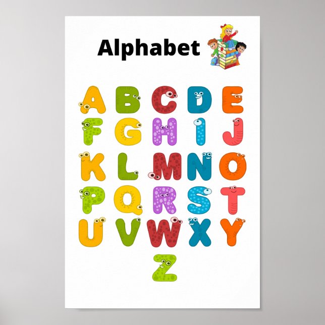 Poster Alphabet  (Devant)