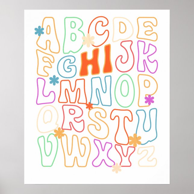 Poster alphabet (Devant)