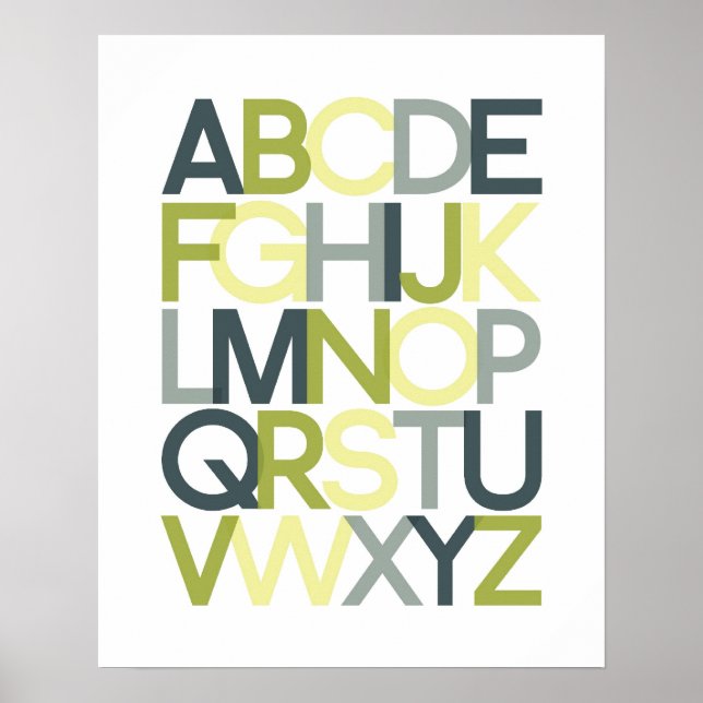 Poster Alphabet (Devant)