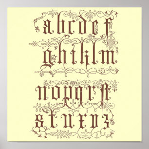 Poster alphabet