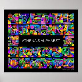 Poster Alphabet de votre enfant