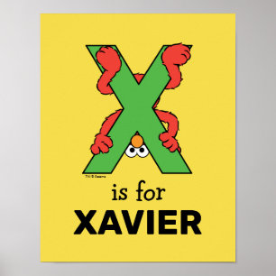 Poster Alphabet Elmo   X Vert