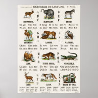 Alphabet Et Numéros vintages