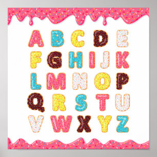 Poster Alphabet mignon