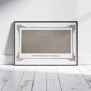 Poster Alphonse Allais, April Fools, Grey, Art Abstrait