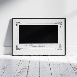 Poster Alphonse Allais, April Fools, Noir, Art Abstrait