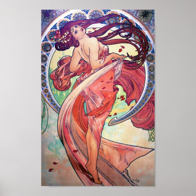 Poster Alphonse Mucha (Devant)