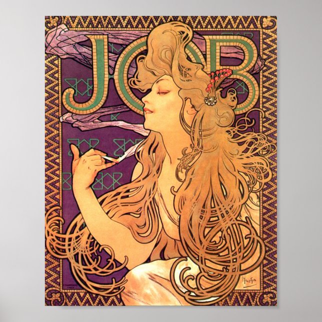 Poster Alphonse Mucha (Devant)