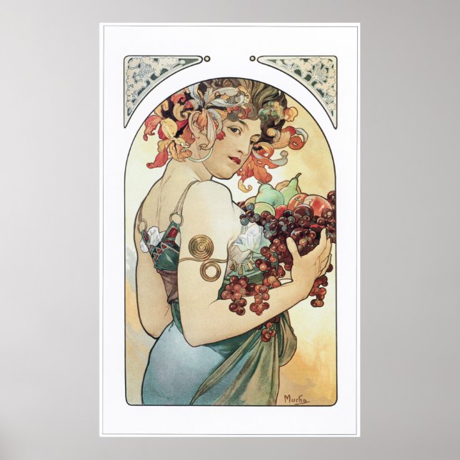 Poster Alphonse Mucha (Devant)