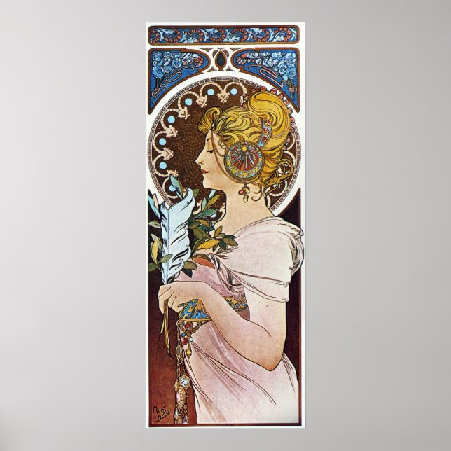 Poster Alphonse Mucha (Devant)