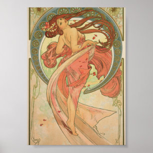Poster Alphonse Mucha - Dance