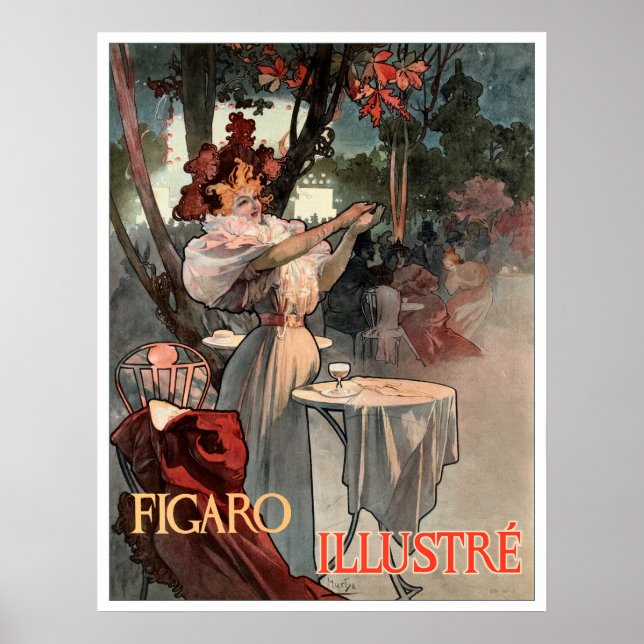 Poster Alphonse Mucha - Figaro Illustré (Devant)