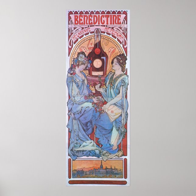 Poster Alphonse Mucha. Lorenzaccio, 1896 (Devant)