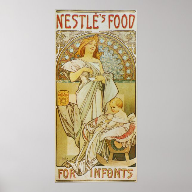 Poster Alphonse Mucha.Poster publicitaire, 1898 (Devant)
