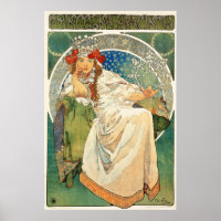 Poster Alphonse Mucha Princess Hyacinth