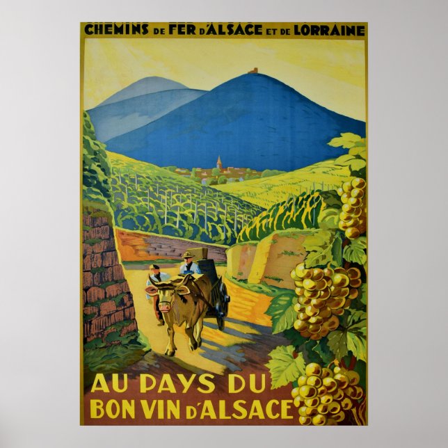 POSTER ALSACE (Devant)
