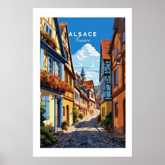 Poster Alsace France