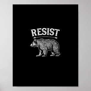 Poster Alt Us National Park Reste Service T Shirt Bear V