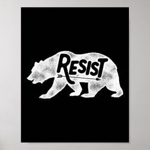 Poster Alt Us National Park Reste Service T Shirt Bear V