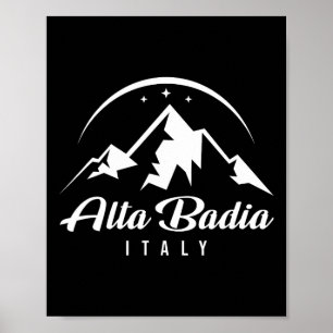 Poster Alta Badia Italie Station de ski Ski Snowboard So