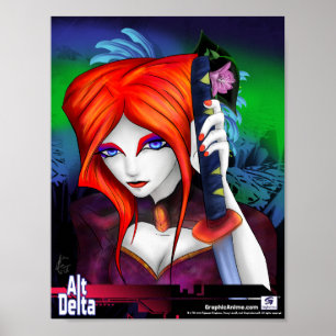 Poster AltDelta Art Series : Shiki with Sword