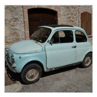 Poster Alter Fiat 500 - Fotografie