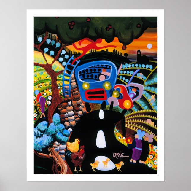 Poster Alterini à Fronzano (Devant)