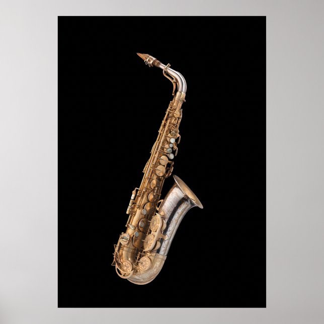 Poster Alto saxophone (Devant)