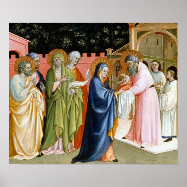 Poster Alvaro Pirez La présentation dans le Temple (Devant)