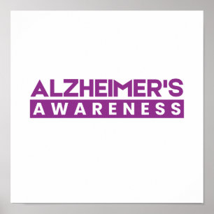 Poster Alzheimer's Awareness Dementia