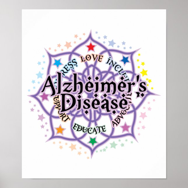 Poster Alzheimers Lotus (Devant)