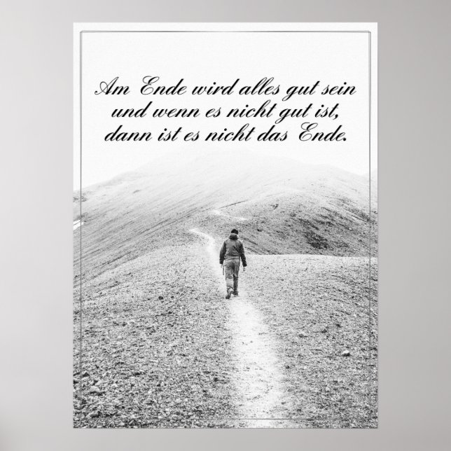 Poster Am Ende avec alles gut sein (Devant)