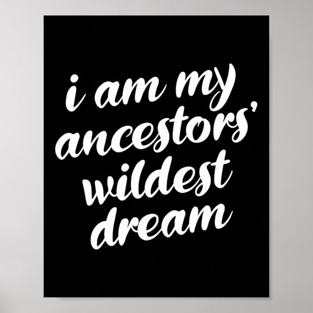 Poster Am My Ancestors Rêve le plus sauvage Mois de l'his (Devant)
