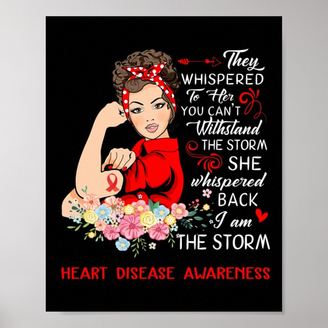 Poster Am The Storm Heart Disease Awareness (Devant)