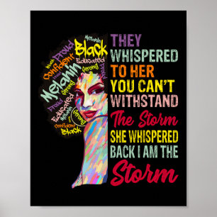 Poster Am The Storm Women Junet1 Mois de l'histoire des N