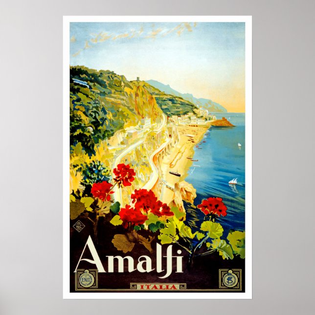 Poster Amalfi Coast (Devant)