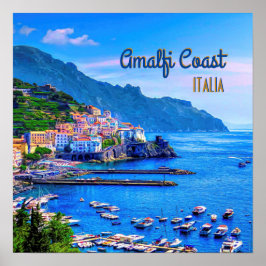 Poster Amalfi Italie Europe Photographie moderne Voyage
