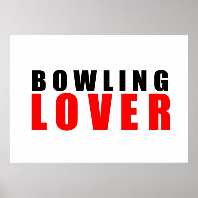 Poster Amant de bowling (Devant)