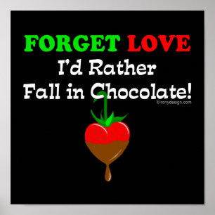 Poster Amants de chocolat