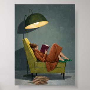 Poster Amants de l'horlogerie Steampunk Art Splatter Cybe