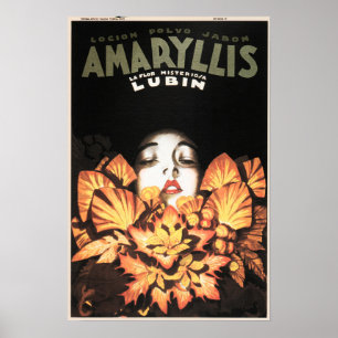 Poster AMARYLLIS Lubin Fleurs Cosmétiques Loap Loap Ad