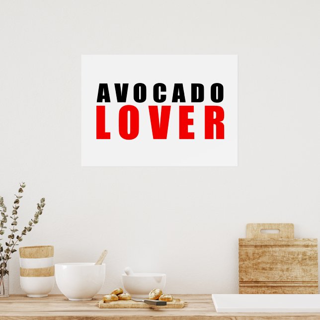 Poster Amateur d'avocat (Cuisine)