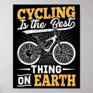 Poster Amateur de cyclisme en montagne Vélo de route Cycl