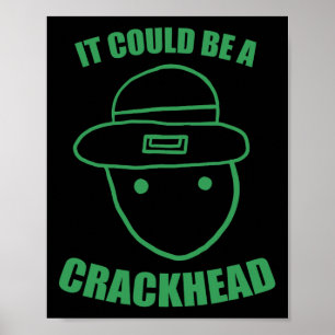 Poster Amateur Leprechaun Croquis Pourrait Être Un Crackh